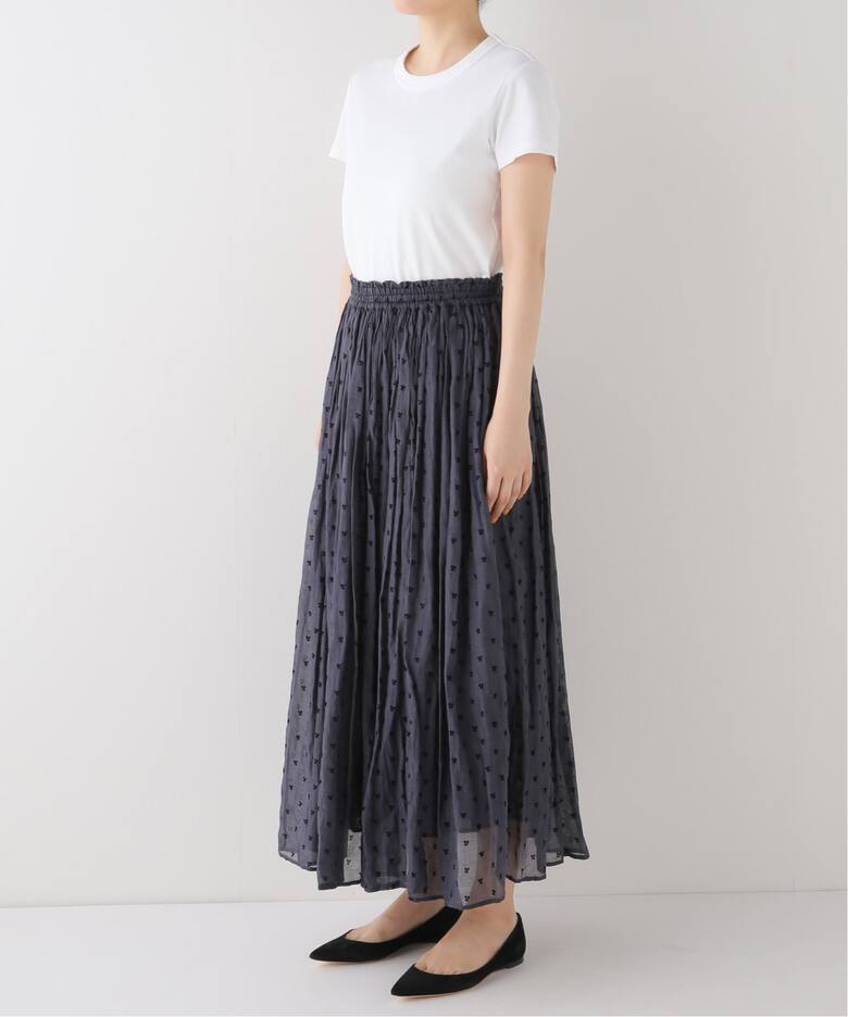 追加》フロッキープリントスカート（ロング・マキシ丈スカート）｜IENA  