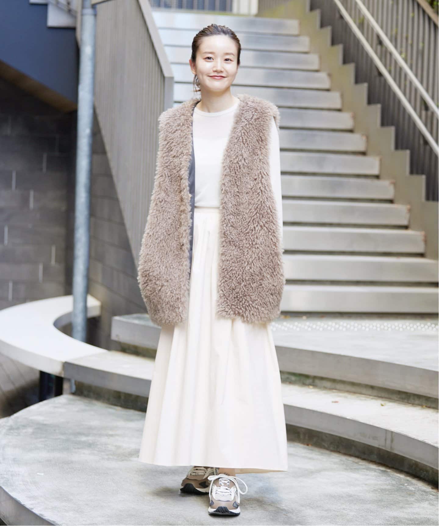 タックギャザーロングスカート（ロング・マキシ丈スカート）｜IENA