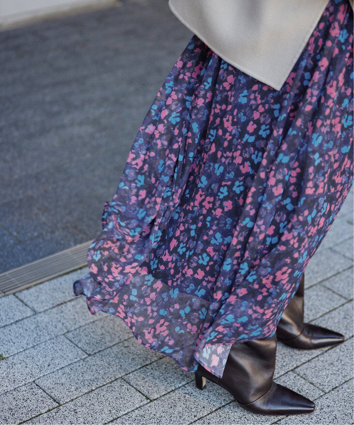 DEVEAUX ランダムヘム プリントスカート（その他スカート）｜IENA  