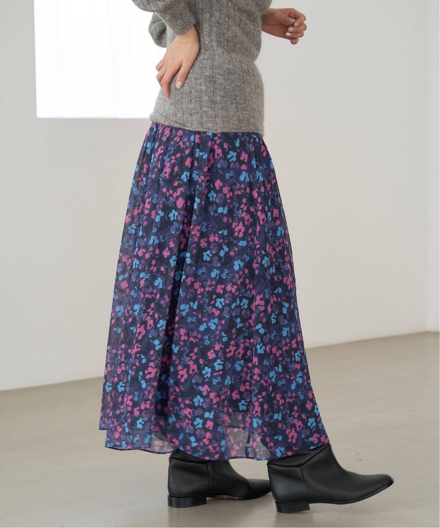 DEVEAUX ランダムヘム プリントスカート（その他スカート）｜IENA  