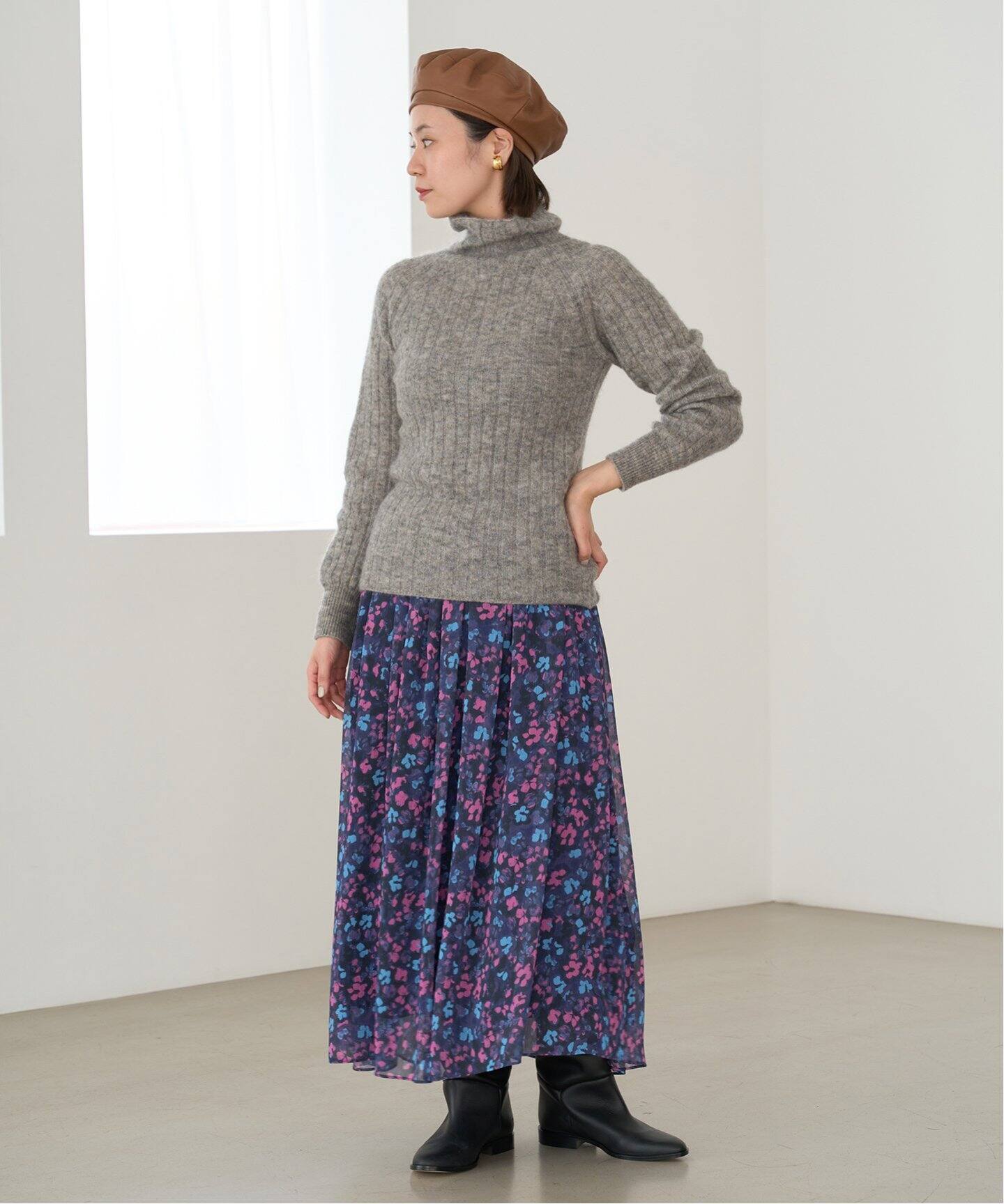 DEVEAUX ランダムヘム プリントスカート（その他スカート）｜IENA  