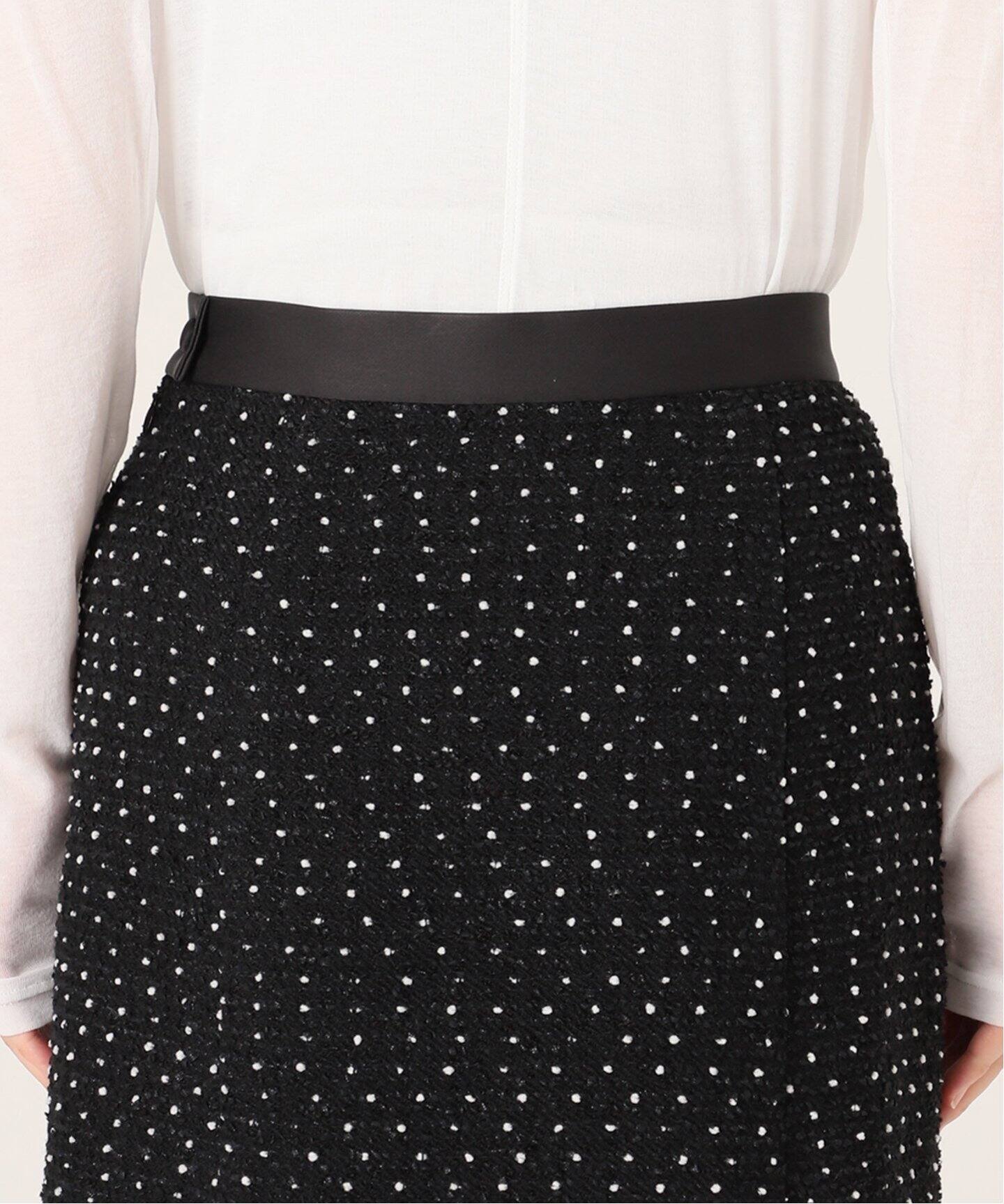 ドットツイード フレアスカート（ロング・マキシ丈スカート）｜IENA  