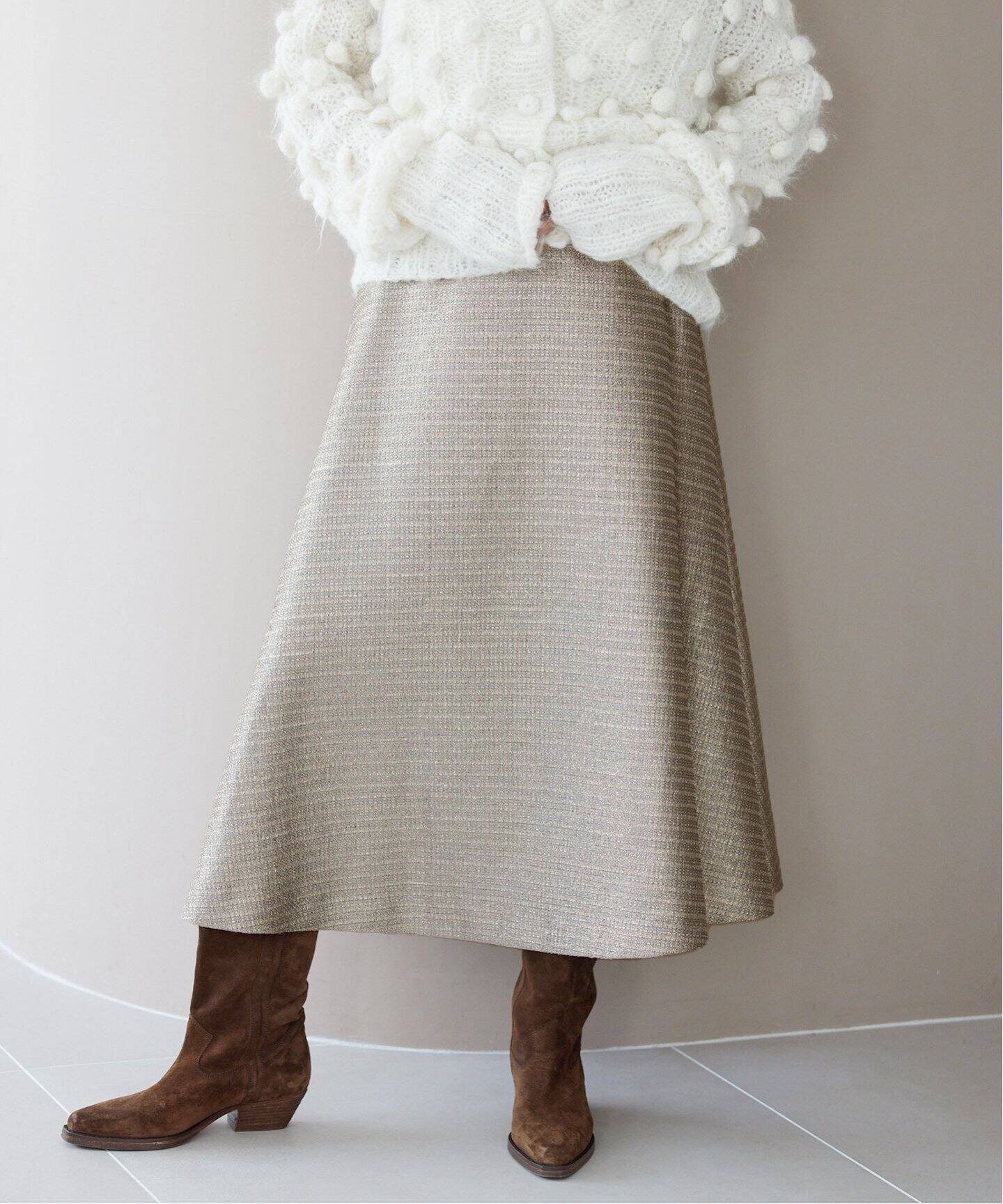 ラメツイード フレアスカート（その他スカート）｜IENA（イエナ）の  