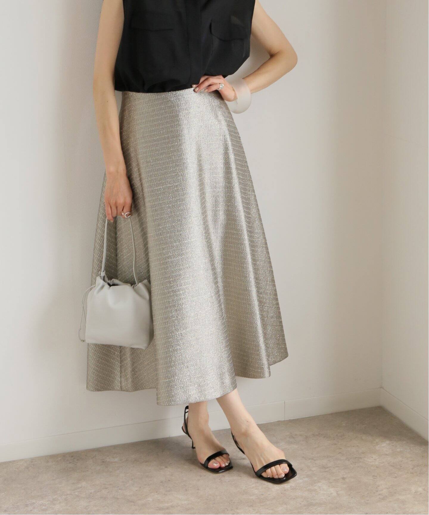 ラメツイード フレアスカート（その他スカート）｜IENA（イエナ）の  