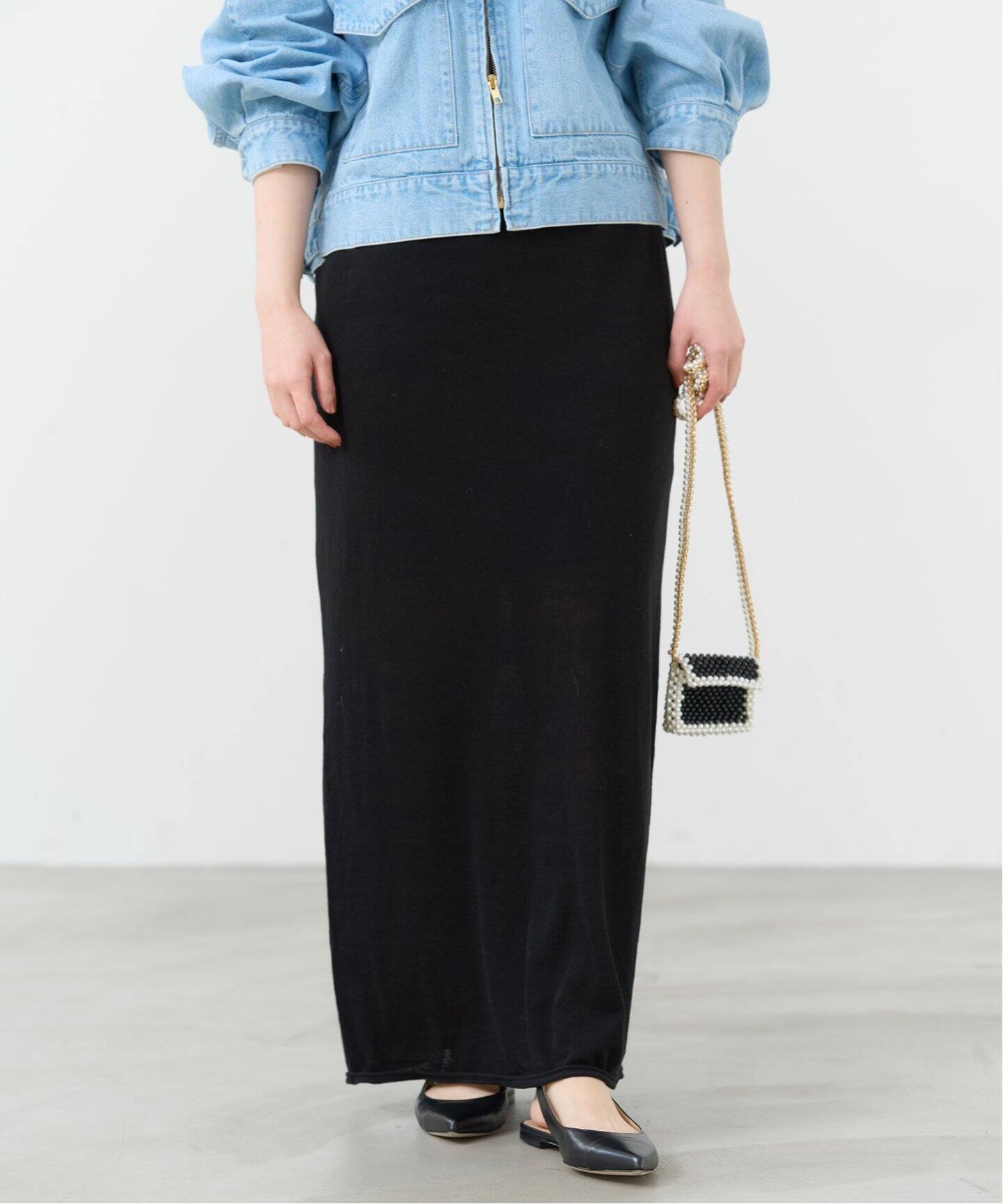 オーガニックコットンスカート（ロング・マキシ丈スカート）｜IENA  