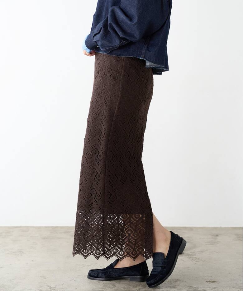 Brocheコットンレーススカート（ロング・マキシ丈スカート）｜IENA  