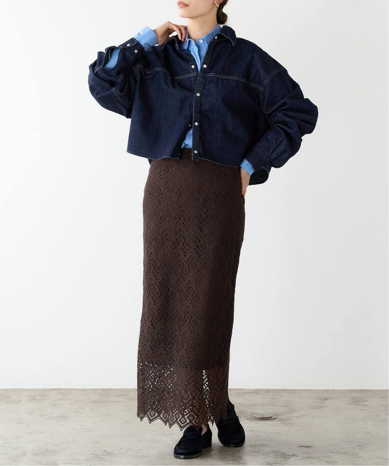 Brocheコットンレーススカート（ロング・マキシ丈スカート）｜IENA  