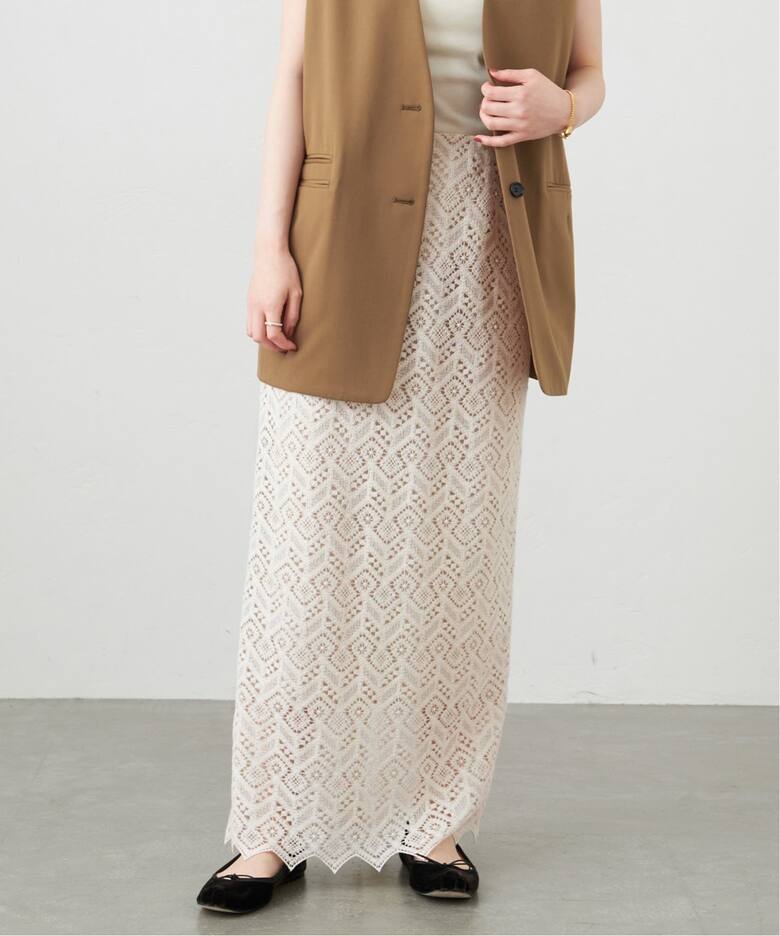 Brocheコットンレーススカート（ロング・マキシ丈スカート）｜IENA  