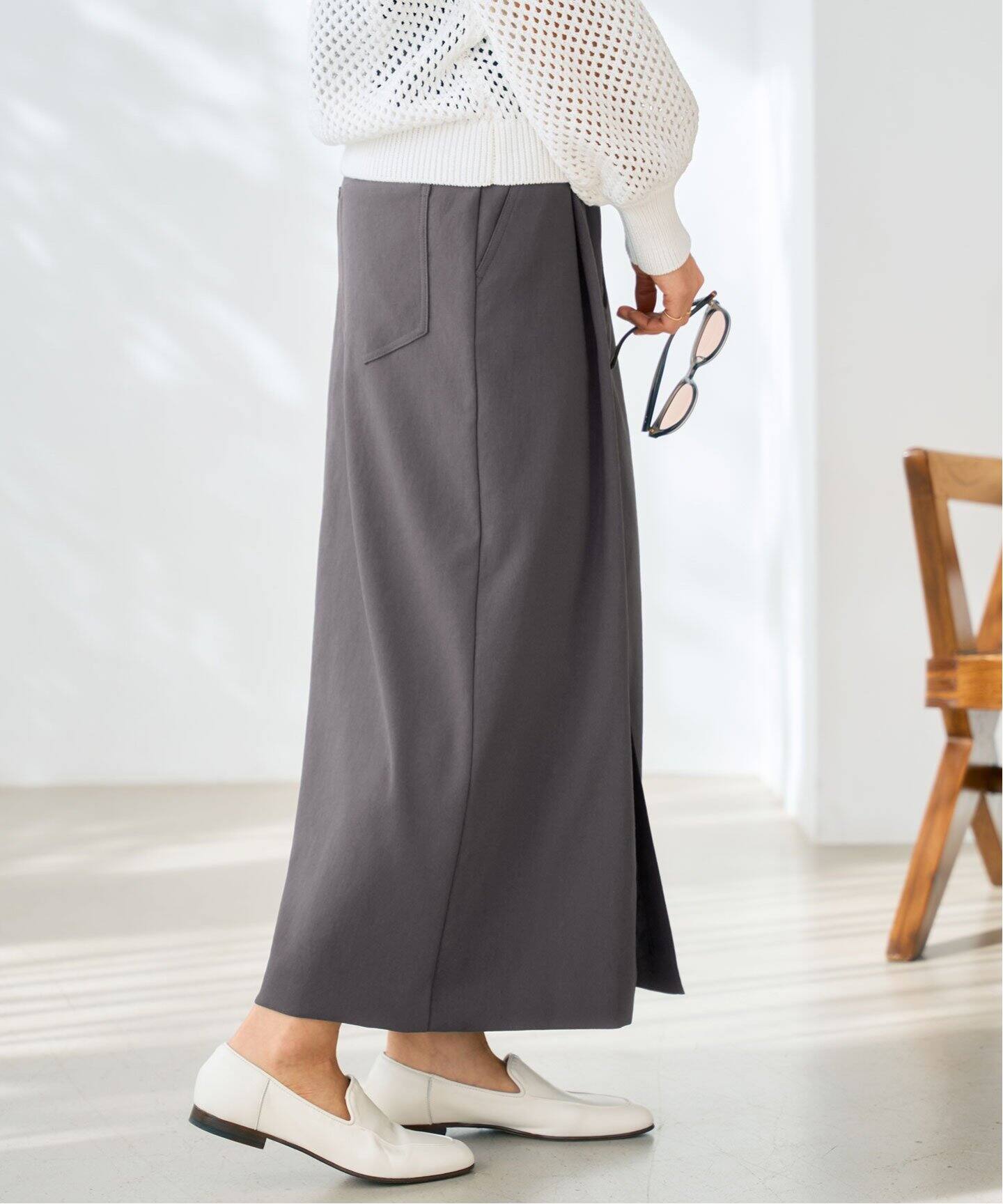 Fluid タイトスカート（ロング・マキシ丈スカート）｜IENA（イエナ）の  