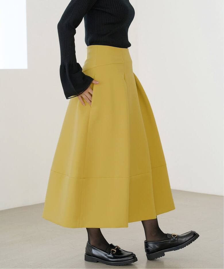 トリプルツイルタックスカート（ロング・マキシ丈スカート）｜IENA  