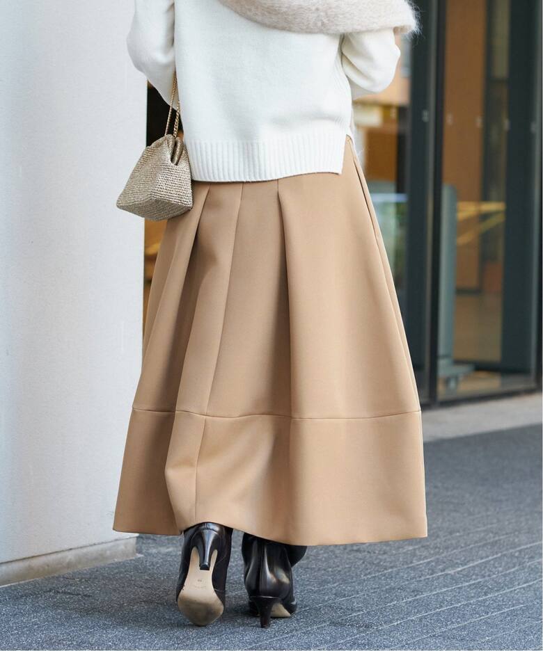 追加》トリプルツイルタックスカート（ロング・マキシ丈スカート  