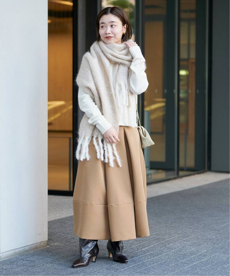 追加》トリプルツイルタックスカート（ロング・マキシ丈スカート  