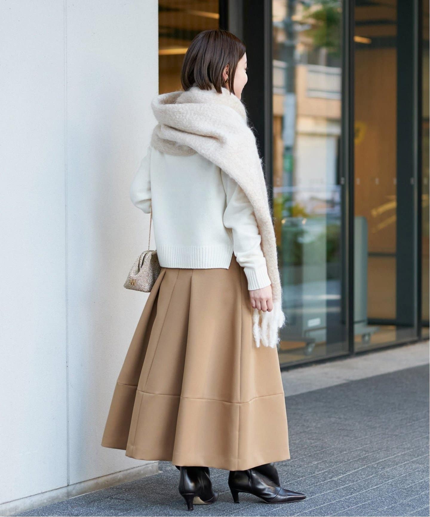 追加》トリプルツイルタックスカート（ロング・マキシ丈スカート