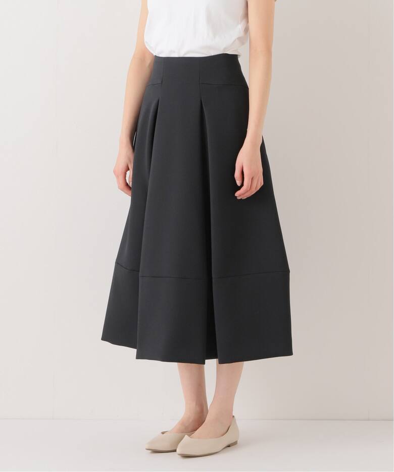 追加》トリプルツイルタックスカート（ロング・マキシ丈スカート  