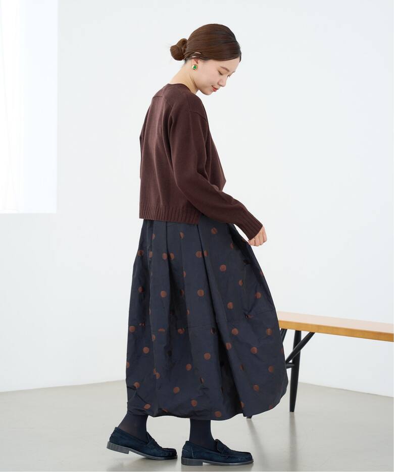 ドットタフタスカート（ロング・マキシ丈スカート）｜IENA（イエナ）の  