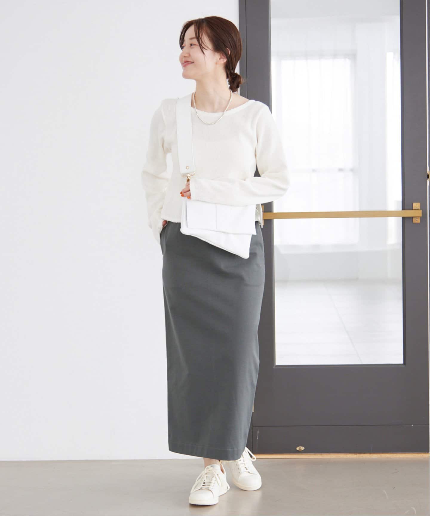 IENA / ロングスカート/36/コットン/WHT/無地 クリアコットンスカート（ロング・マキシ丈スカート）｜IENA（イエナ