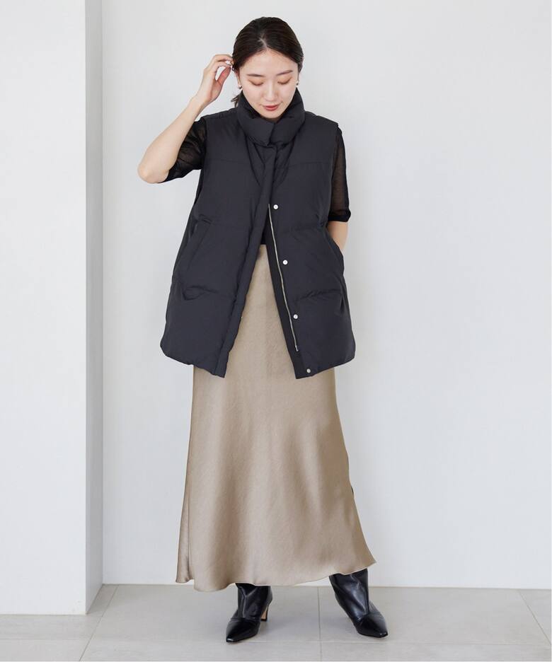 ダブルサテンスカート（ロング・マキシ丈スカート）｜IENA  