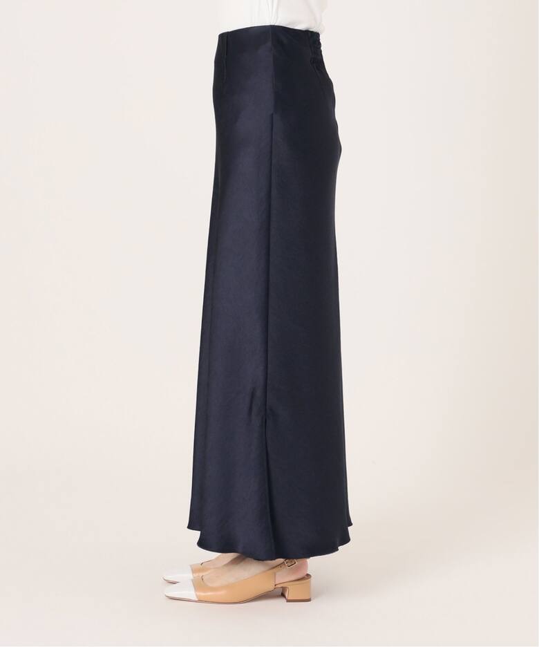 追加3》ダブルサテンスカート（ロング・マキシ丈スカート）｜IENA  