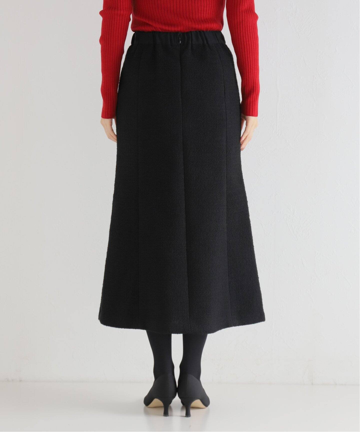 パッチポケットツイードスカート（ロング・マキシ丈スカート）｜IENA  