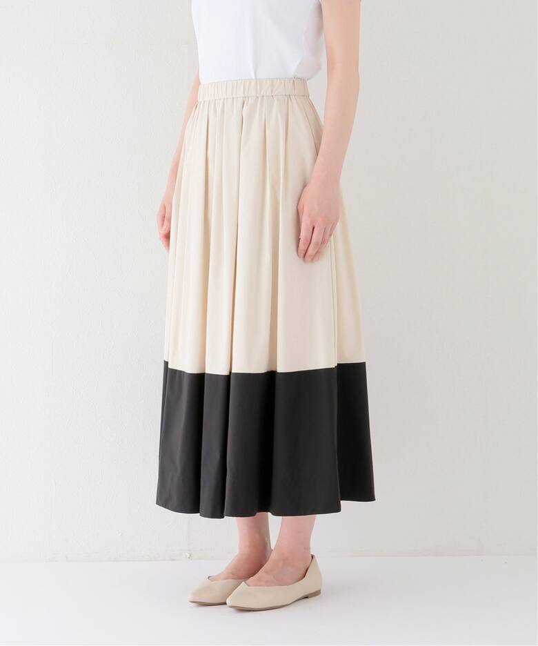 バイカラースカート（ロング・マキシ丈スカート）｜IENA（イエナ）の 