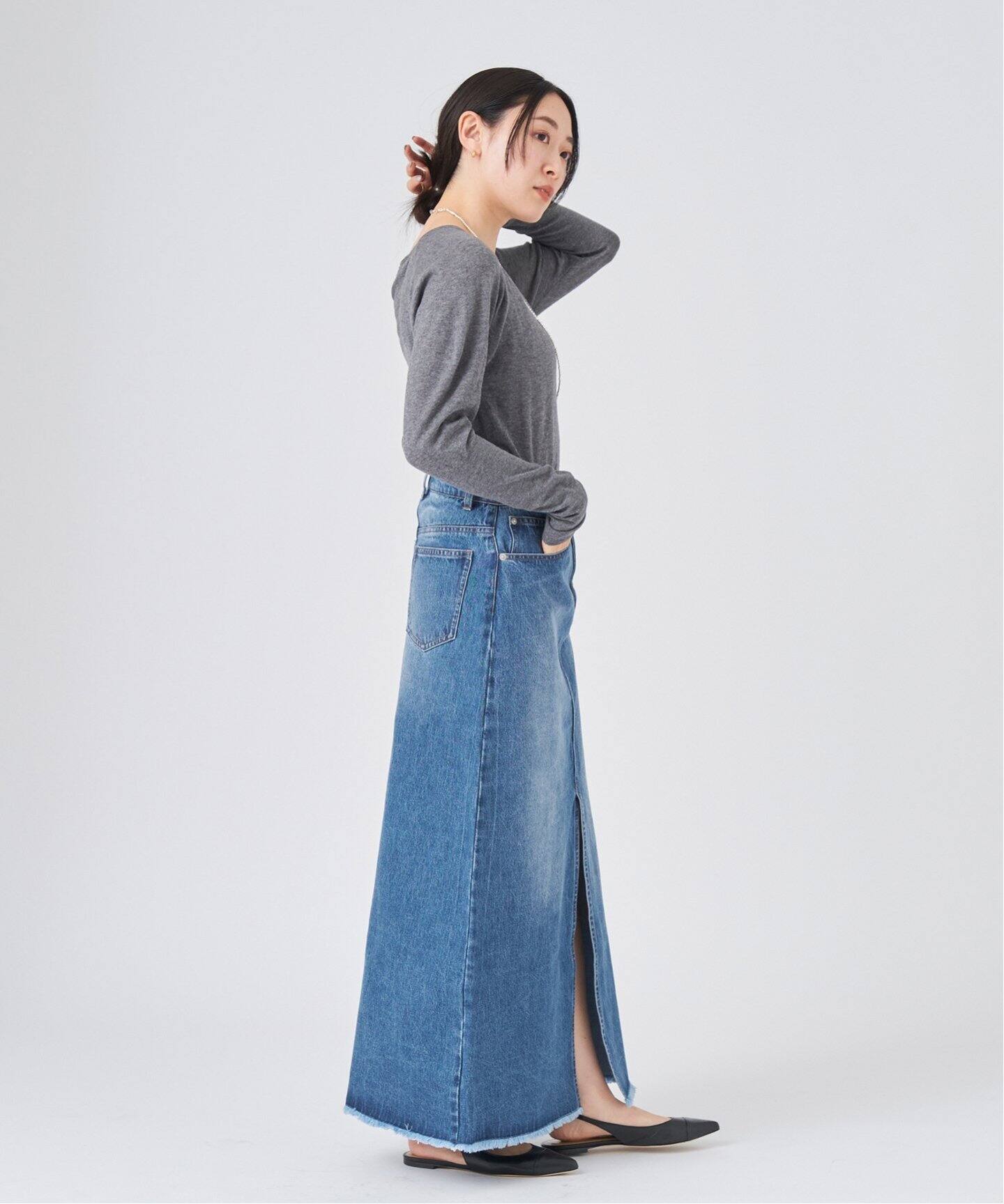 デニムタイトスカート（デニムスカート）｜IENA（イエナ）の通販  