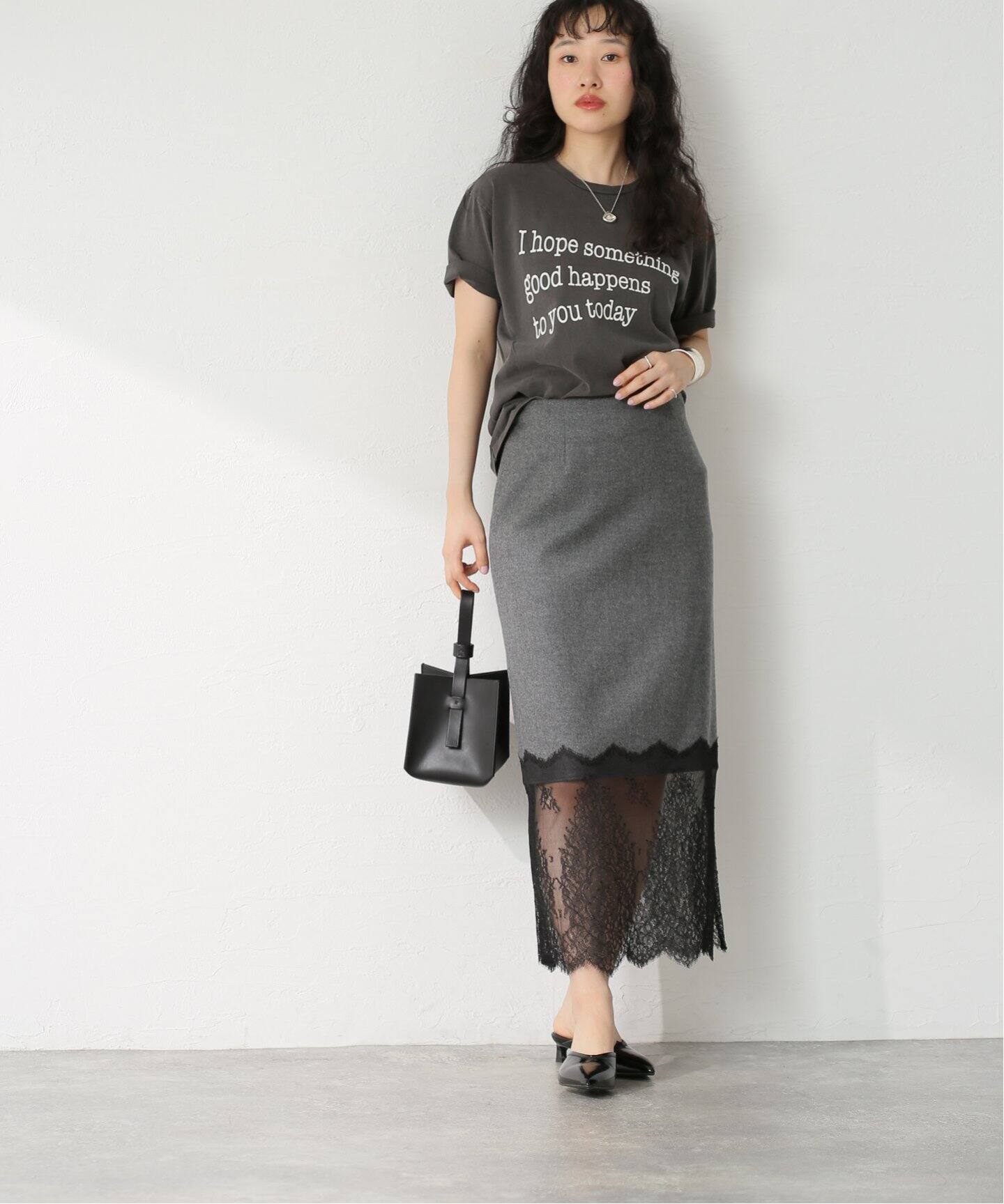 レースコンビタイトスカート（ロング・マキシ丈スカート）｜IENA  