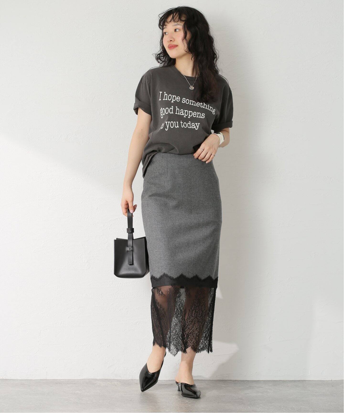 レースコンビタイトスカート（ロング・マキシ丈スカート）｜IENA  