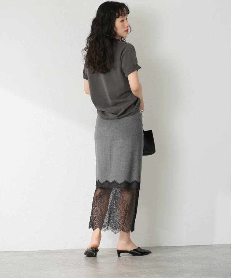 レースコンビタイトスカート（ロング・マキシ丈スカート）｜IENA  