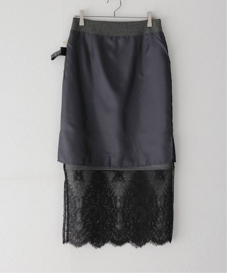 レースコンビタイトスカート（ロング・マキシ丈スカート）｜IENA  