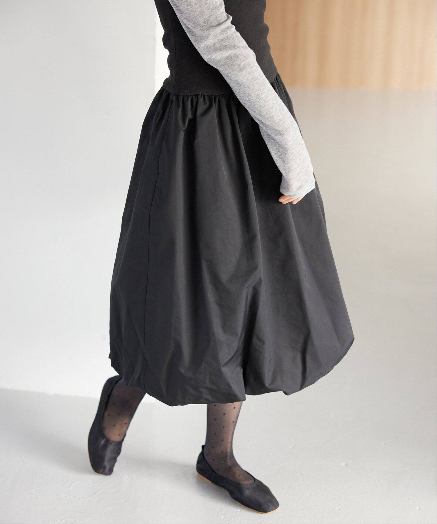 AMOMENTO / アモーメント】NANDING VOLUME SKIRT ボリュームスカート 