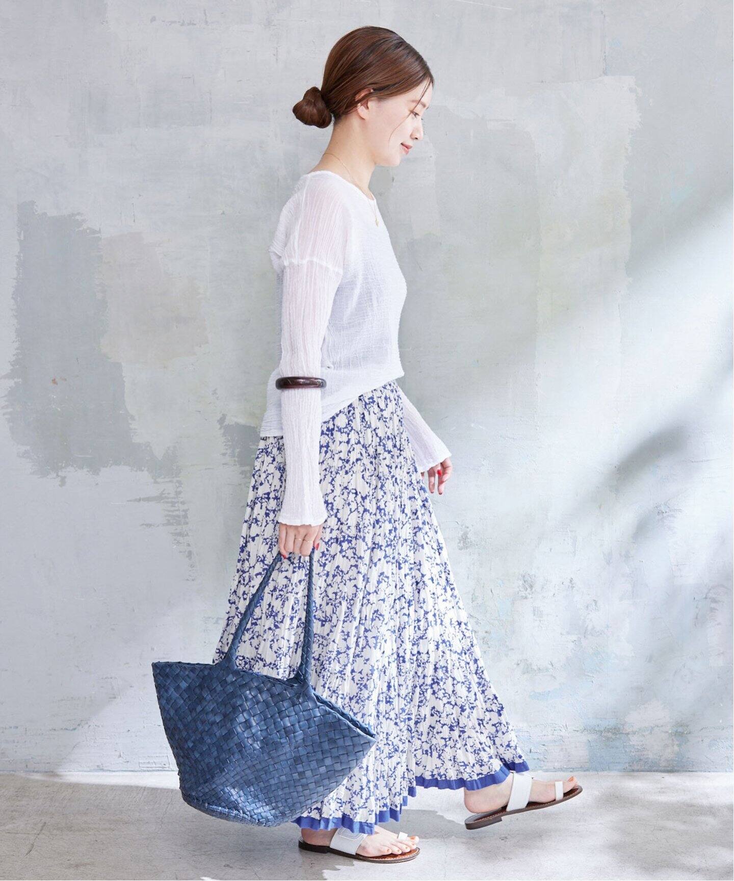 MARIHA/マリハ】草原の虹のスカート（ロング・マキシ丈スカート  