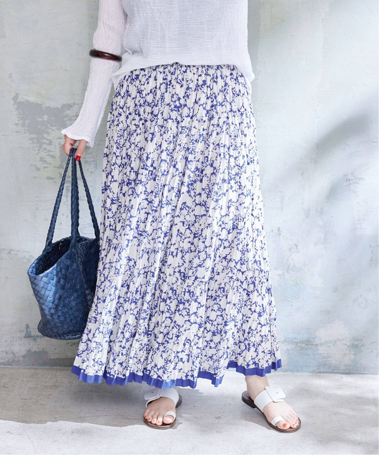 MARIHA/マリハ】草原の虹のスカート（ロング・マキシ丈スカート  