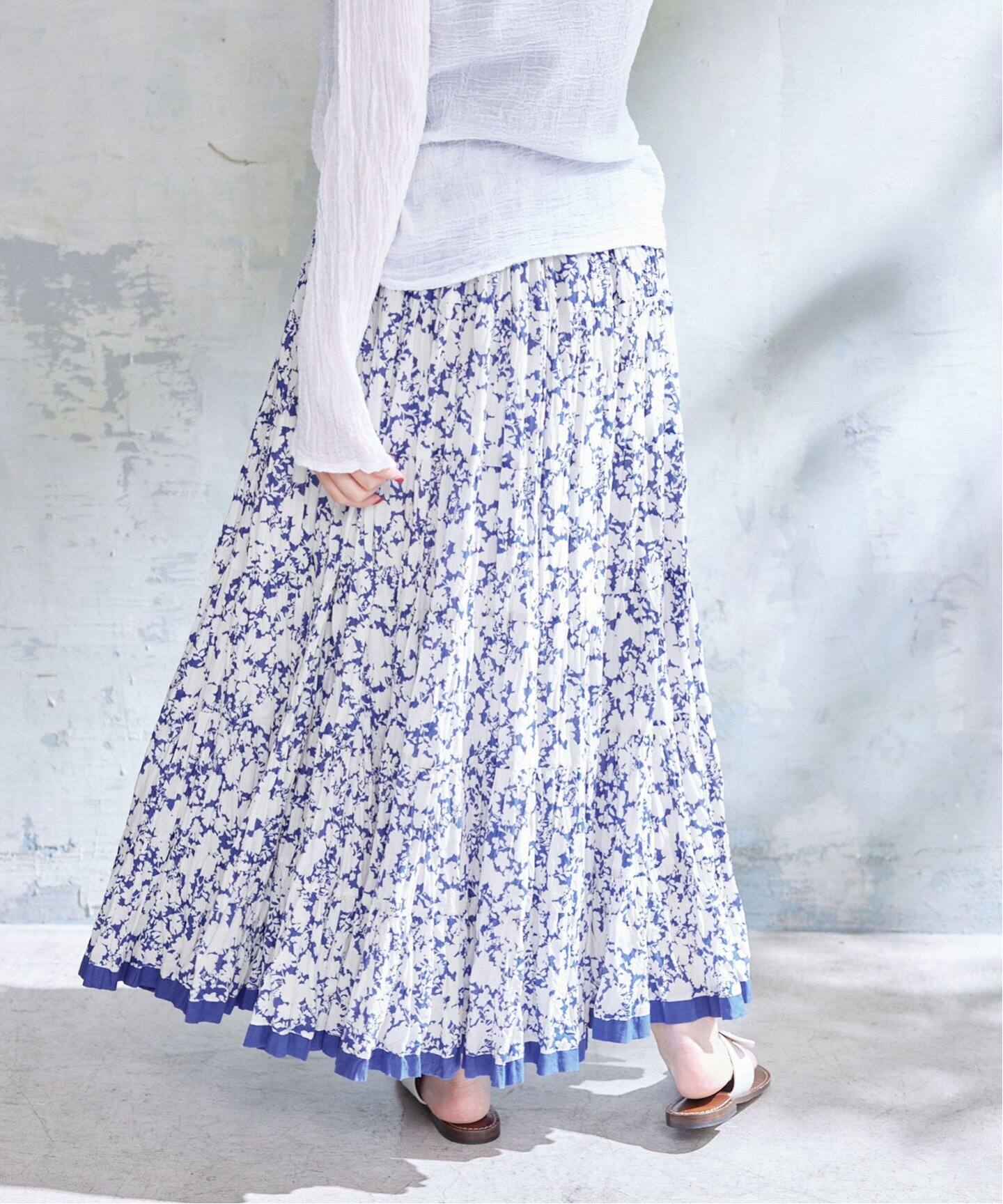 MARIHA/マリハ】草原の虹のスカート（ロング・マキシ丈スカート  