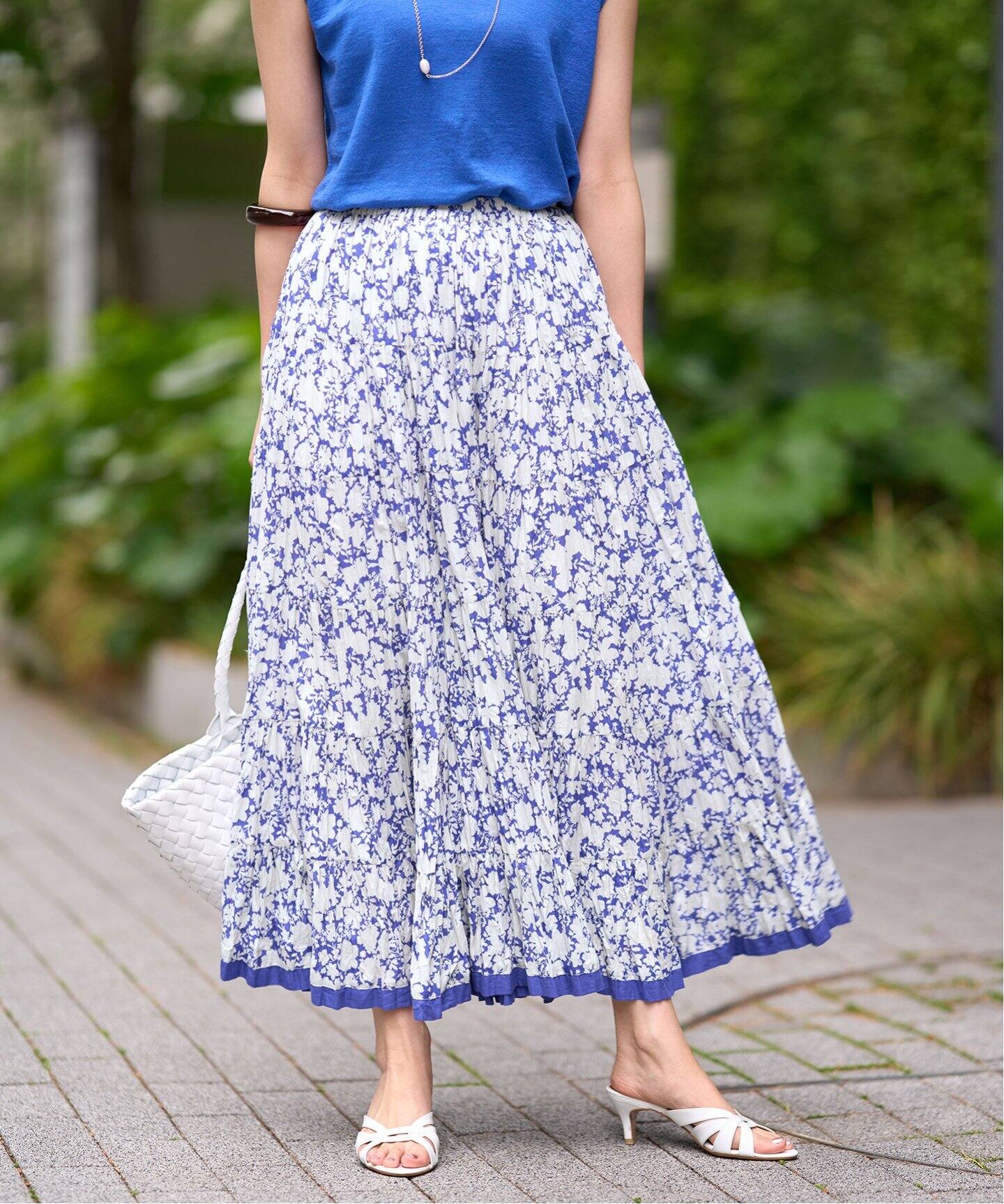 MARIHA/マリハ】草原の虹のスカート（ロング・マキシ丈スカート  