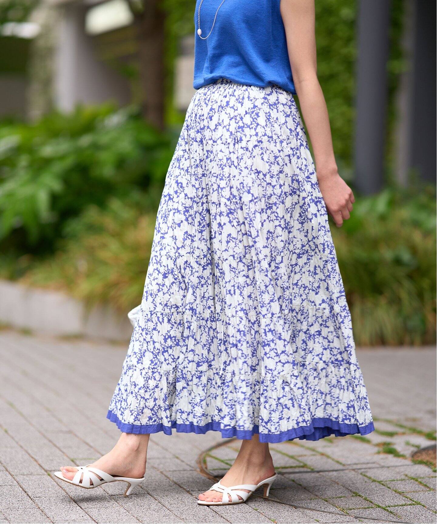 MARIHA/マリハ】草原の虹のスカート（ロング・マキシ丈スカート  