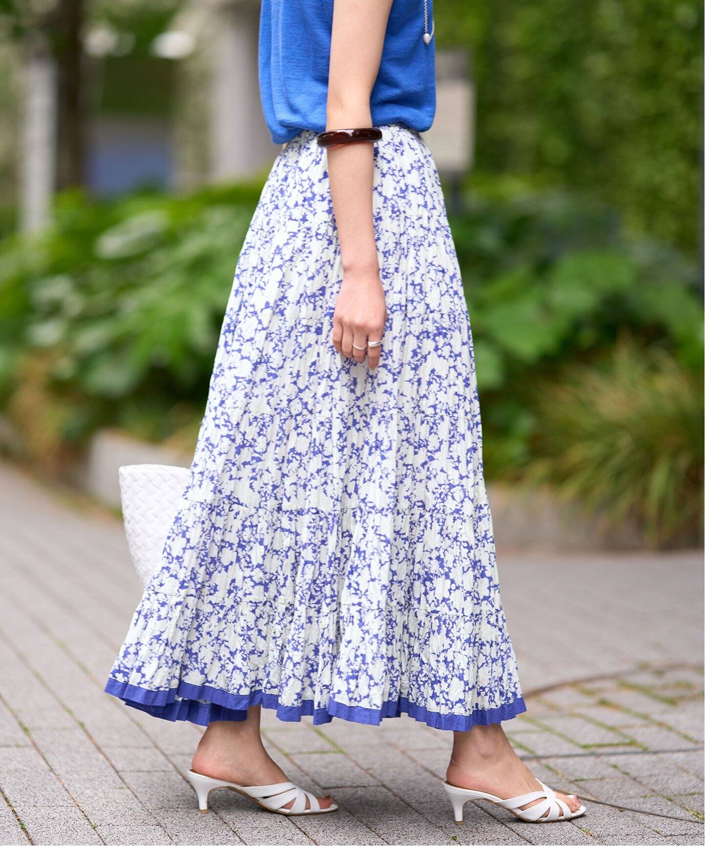 MARIHA/マリハ】草原の虹のスカート（ロング・マキシ丈スカート  