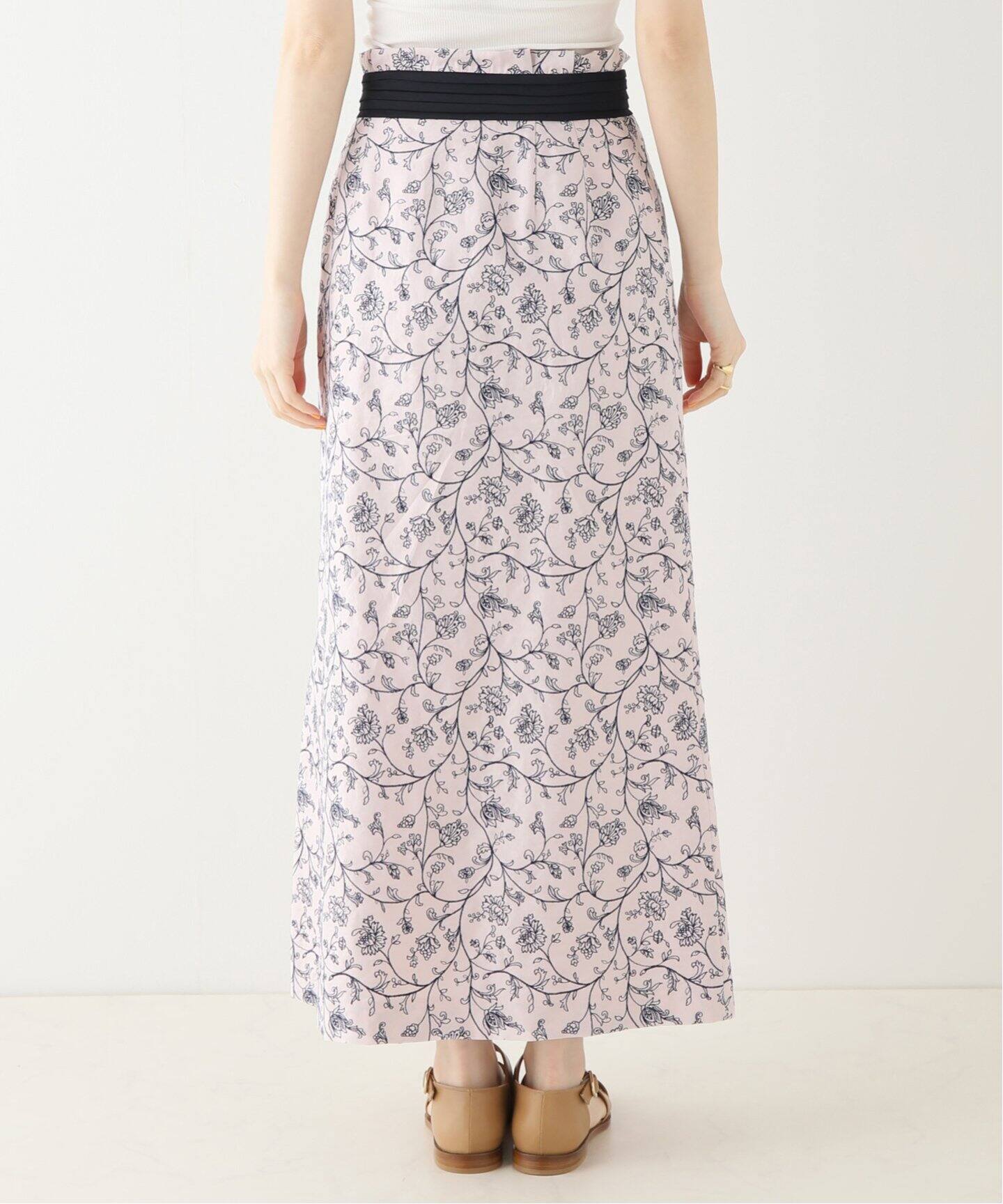 leur logette/ルールロジェット】Littie garden embroidery sk  