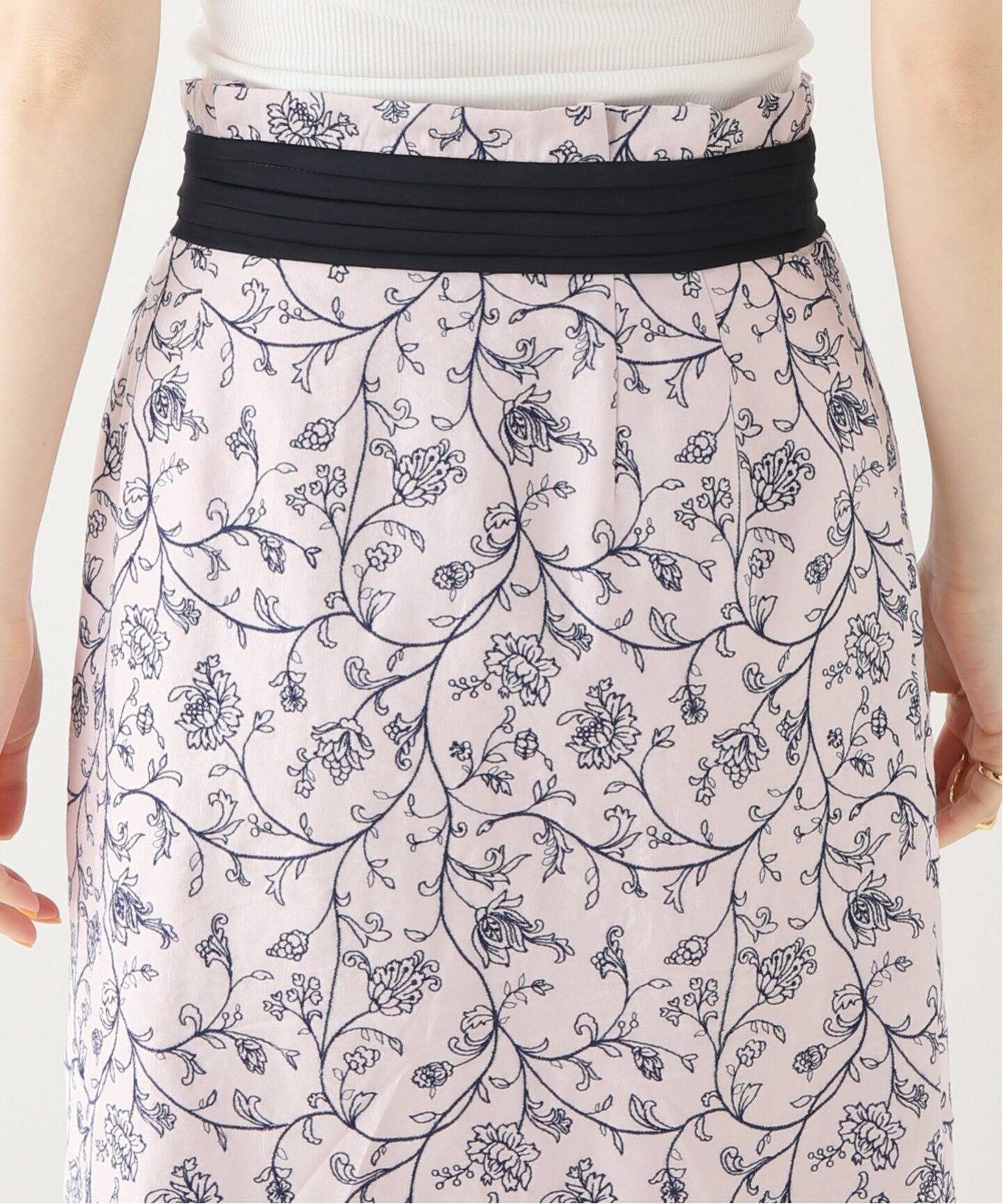 leur logette/ルールロジェット】Littie garden embroidery sk 