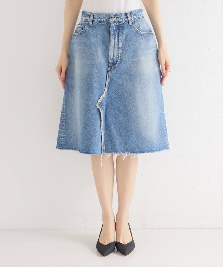 MADISONBLUE/マディソンブルー】5PK PEMAKE A-LINEデニム  