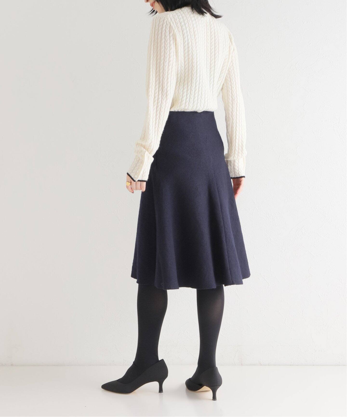 MADISONBLUE/マディソンブルー】FLARE SK W.REFINE フレアスカート  