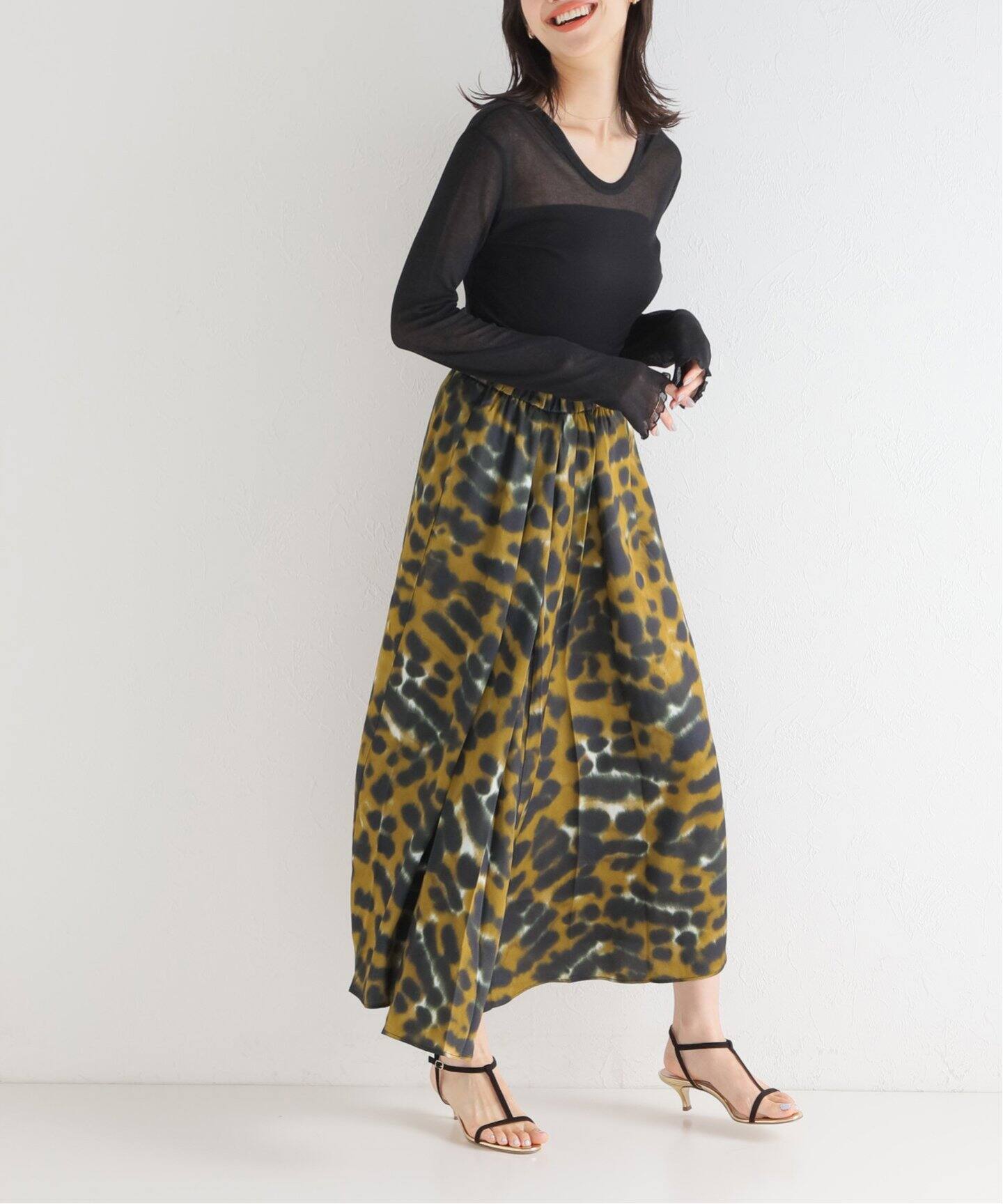 CHRISTIAN WIJNANTS/クリスチャン・ワイナンツ】PRINTED スカート  