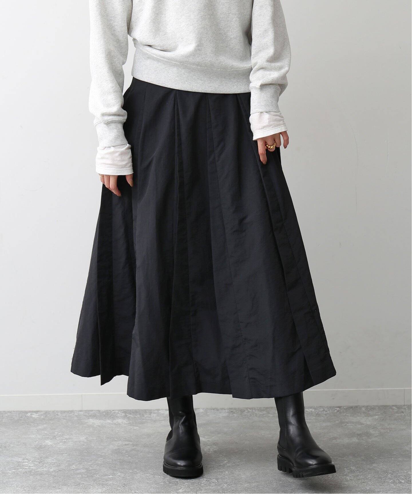 ステッチプリーツスカート（ロング・マキシ丈スカート）｜SLOBE IENA  