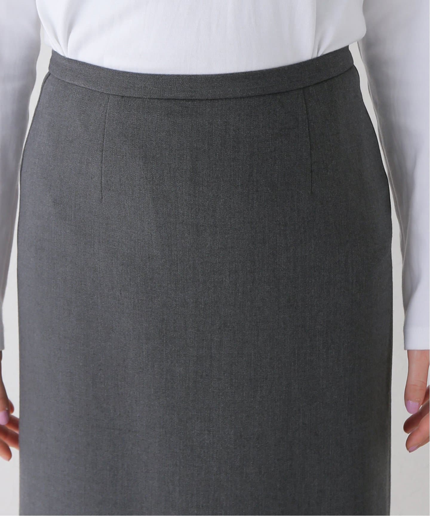 極美品◆スローブ イエナ 2023ss リネン混 ジャケット タイトスカート M リネン混タイトスカート | スローブ イエナ(SLOBE IENA