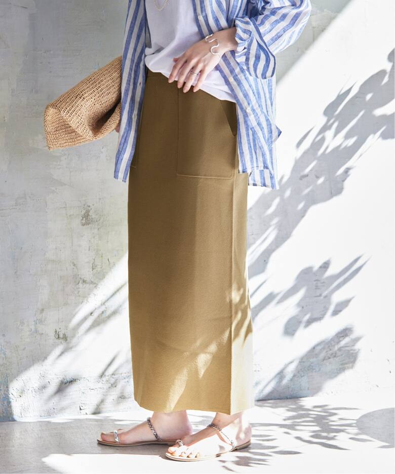 ウォッシャブルニットスカート（その他スカート）｜SLOBE IENA  