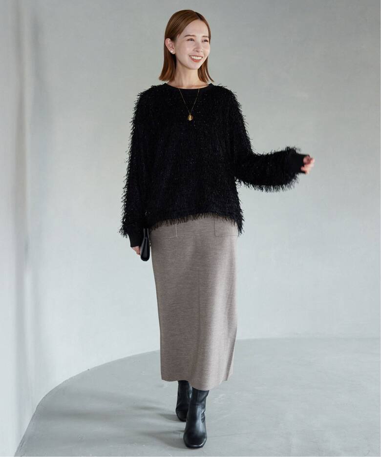 ウォッシャブルミラノリブタイトスカート（その他スカート）｜SLOBE  