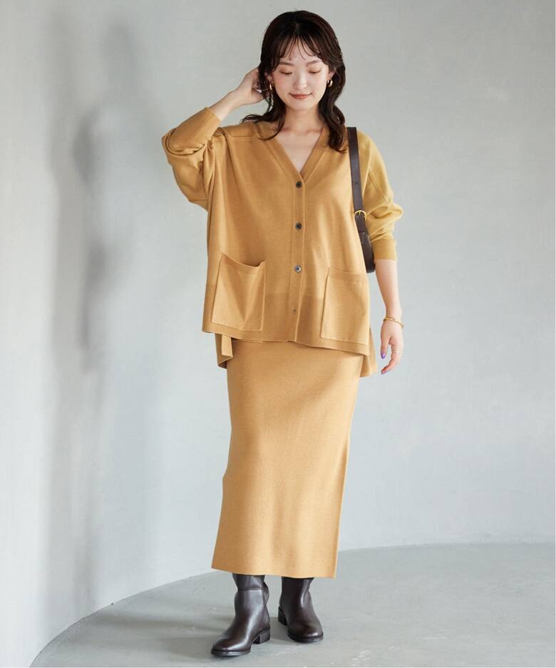 ウォッシャブルミラノリブタイトスカート（その他スカート）｜SLOBE  