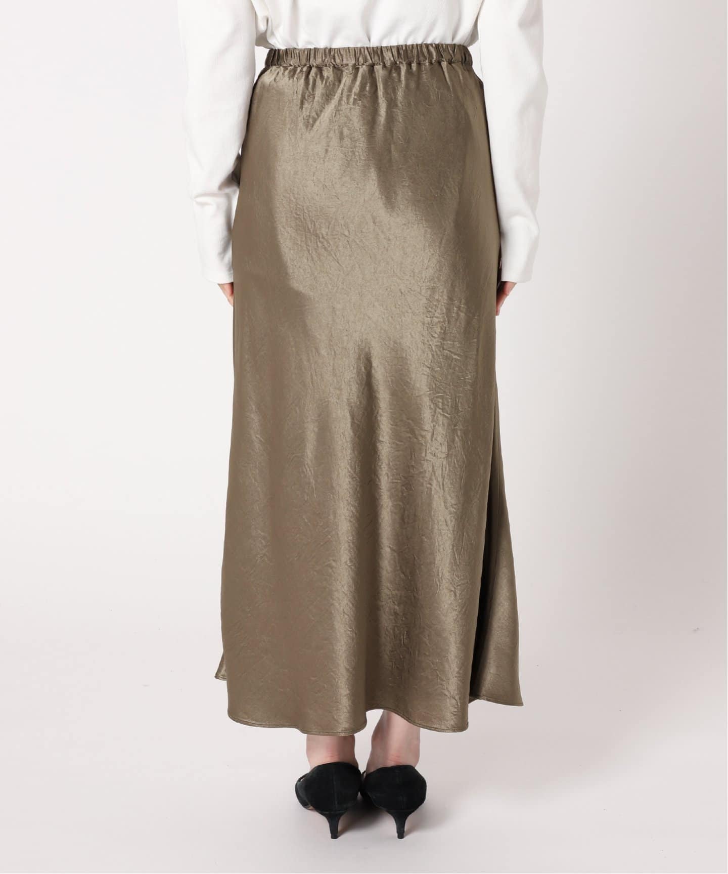 新品未使用　スローブイエナ　サテンマーメイドスカート サテン マーメイドスカート（ロング・マキシ丈スカート）｜SLOBE IENA