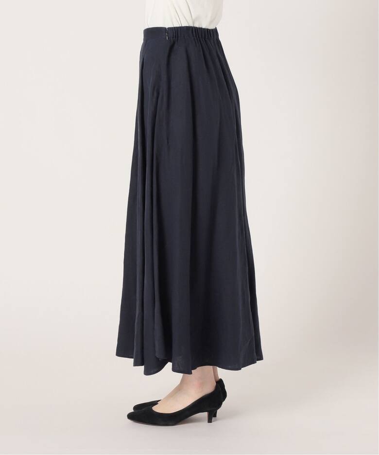 追加》European Linen ロングフレアスカート（その他スカート）｜SLOBE  