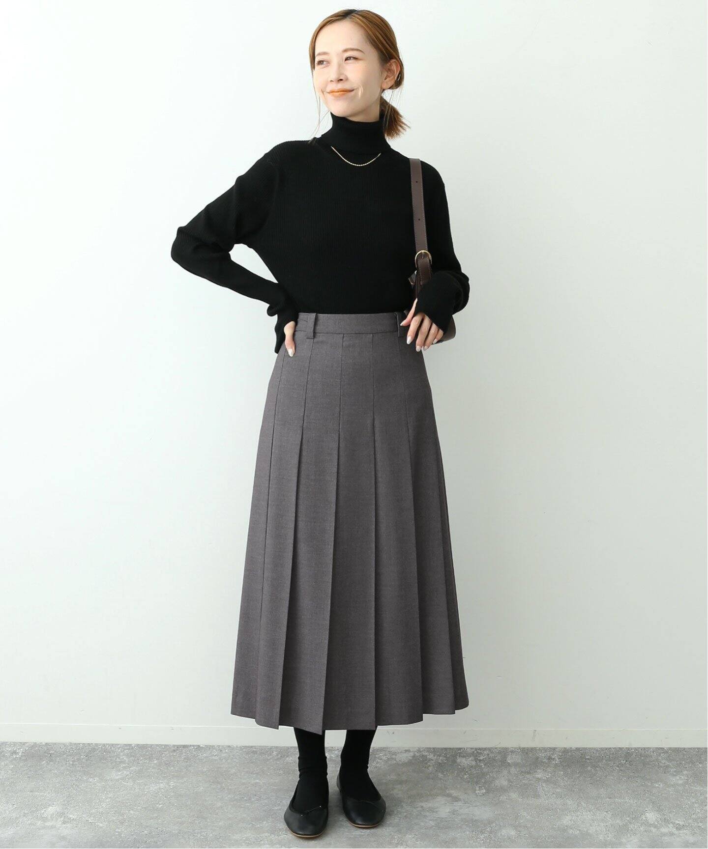 ローライズタックプリーツスカート（その他スカート）｜SLOBE IENA  
