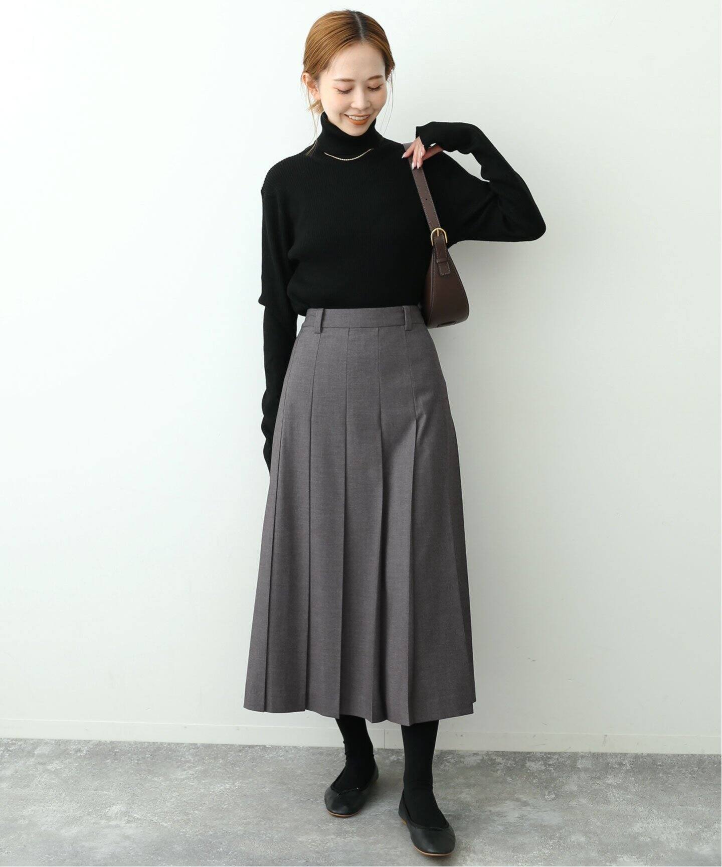 ローライズタックプリーツスカート（その他スカート）｜SLOBE IENA  